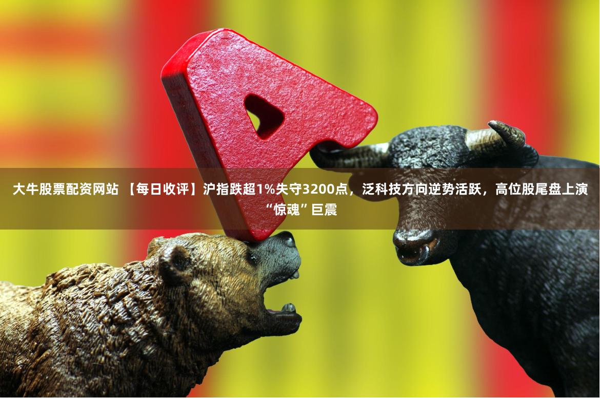 大牛股票配资网站 【每日收评】沪指跌超1%失守3200点,泛科技方向逆势活跃,高位股尾盘上演“惊魂”巨震
